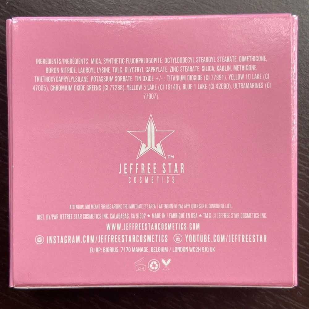 NEW! JEFFREE STAR Pressed Pigment Eye Shadow Single POISON IVY Metallic Green